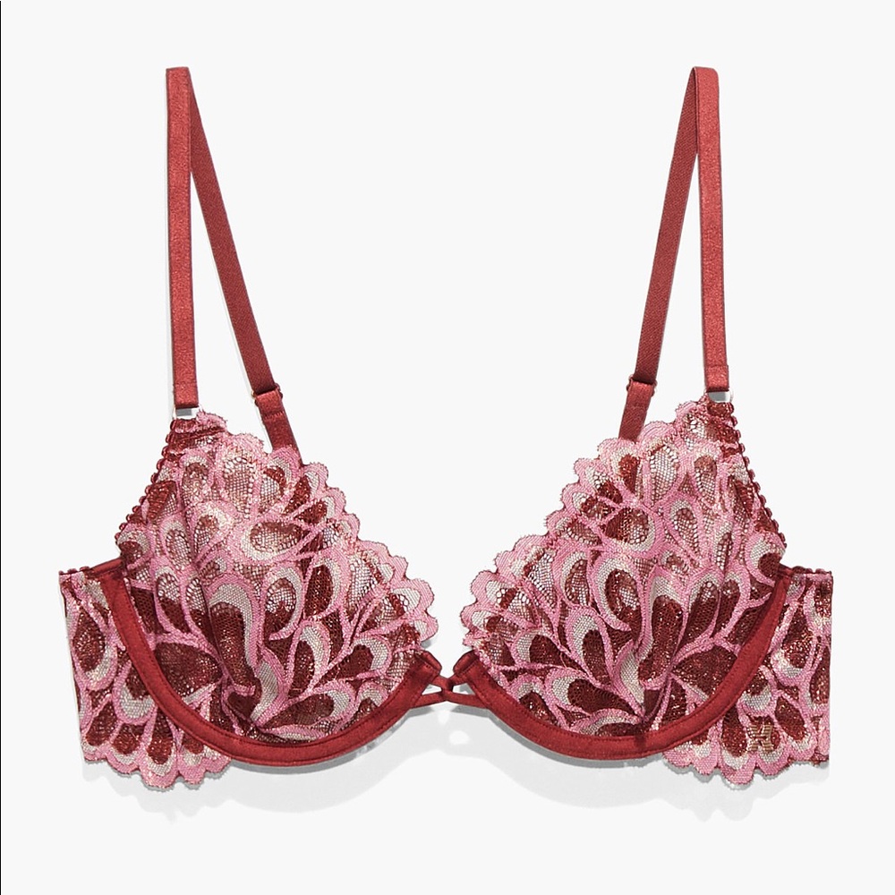 NWT savage x fenty Demi unlined lace bra